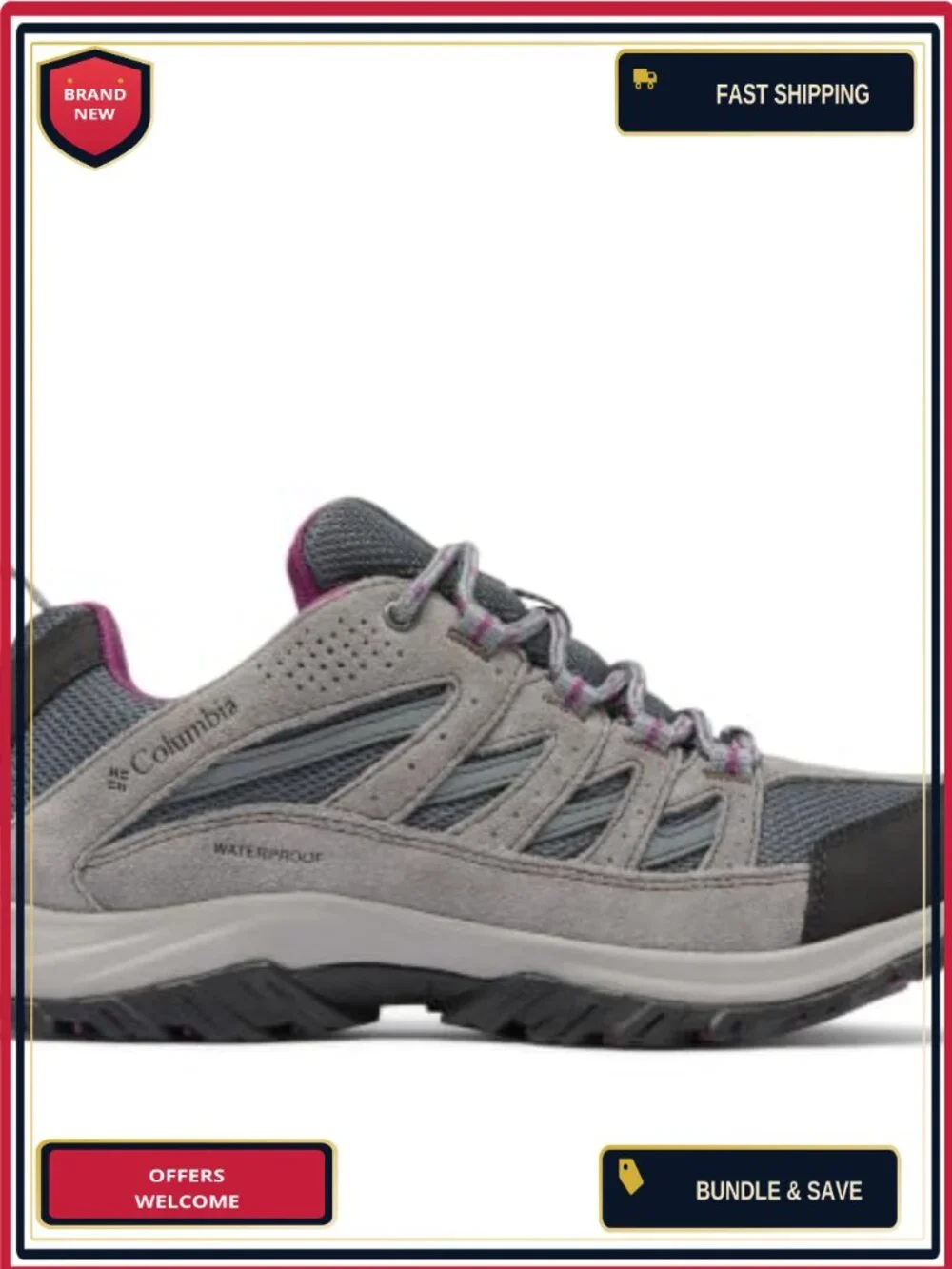 Columbia Women's Crestwood Waterproof Hiking Shoes